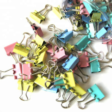 Colorido 6 tamanhos clipes de fichário de metal